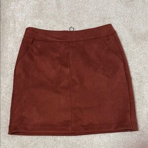 Elegant Rust Skirt